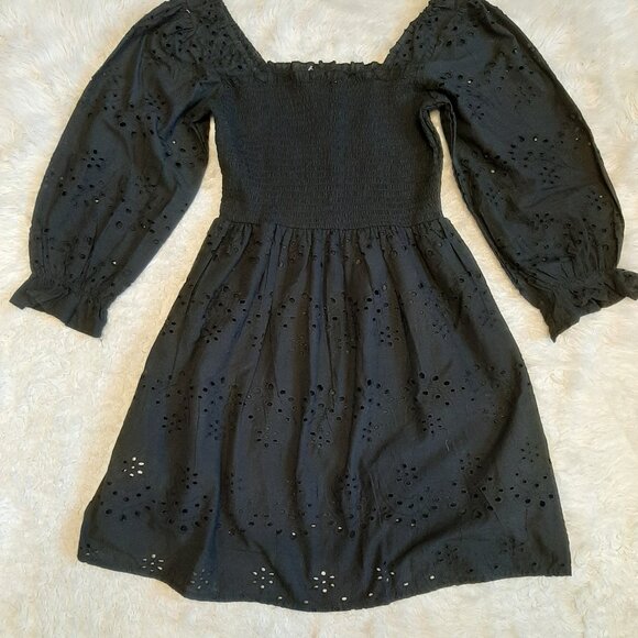 Rebellion Again Women's Black Boho Mini Dress Size XS - Picture 3 of 9